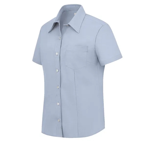 Dickies Women's Short Sleeve Stretch Oxford Shirt... from ASI 84358 S&S Activewear