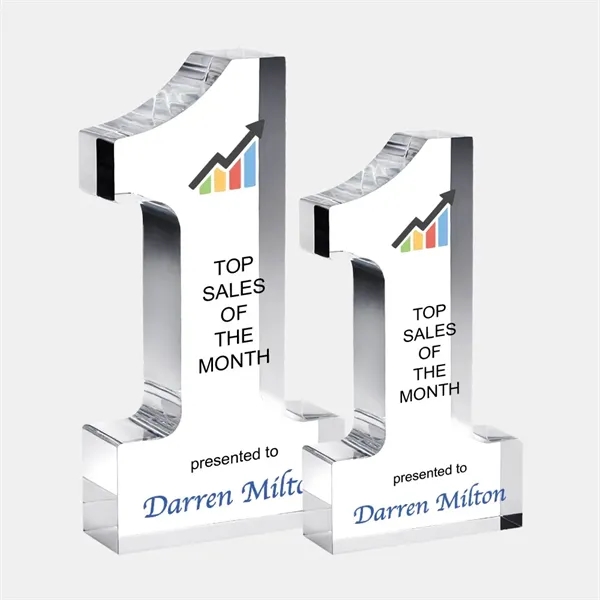 Color Imprinted Acrylic Number One... from ASI 47791 Best Deal Awards