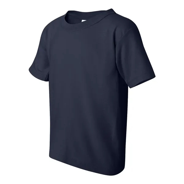 Youth 5.3 oz pre-shrunk, 100% heavy cotton t-shirt. Blank product.... from ASI 84358 S&S Activewear