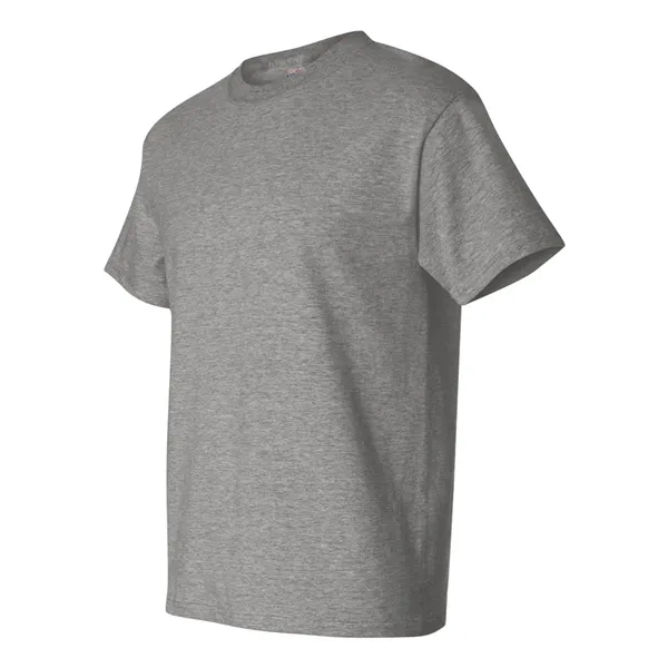 Hanes T-shirt made of 100% ring-spun cotton with double-needle stitching.... from ASI 84358 S&S Activewear