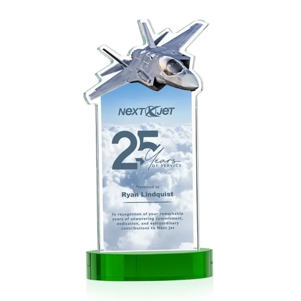 Top Gun VividPrint™ Award on Alberton Base - Green... from ASI 84592 St Regis Group / St Regis