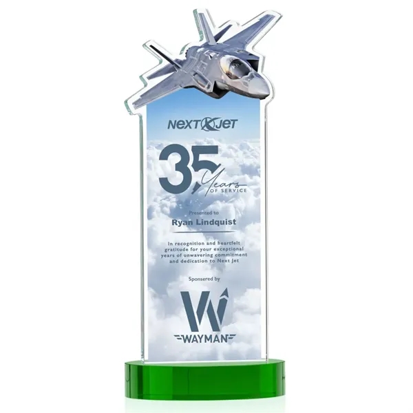 Top Gun VividPrint™ Award on Alberton Base - Green... from ASI 84592 St Regis Group / St Regis