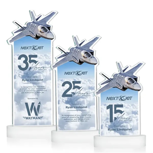 Top Gun VividPrint™ Award on Alberton Base - White... from ASI 84592 St Regis Group / St Regis