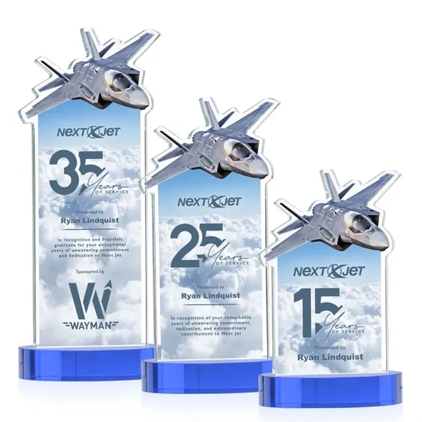Top Gun VividPrint™ Award on Alberton Base - Sky Blue... from ASI 84592 St Regis Group / St Regis