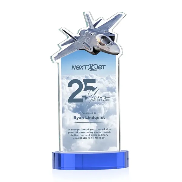 Top Gun VividPrint™ Award on Alberton Base - Sky Blue... from ASI 84592 St Regis Group / St Regis