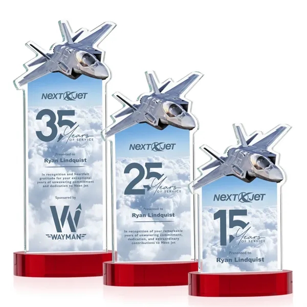 Top Gun VividPrint™ Award on Alberton Base - Red... from ASI 84592 St Regis Group / St Regis