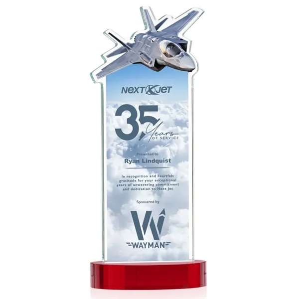 Top Gun VividPrint™ Award on Alberton Base - Red... from ASI 84592 St Regis Group / St Regis