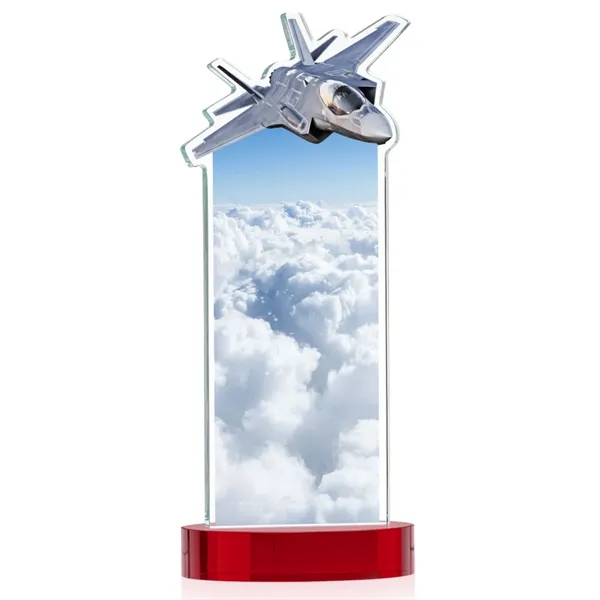 Top Gun VividPrint™ Award on Alberton Base - Red... from ASI 84592 St Regis Group / St Regis