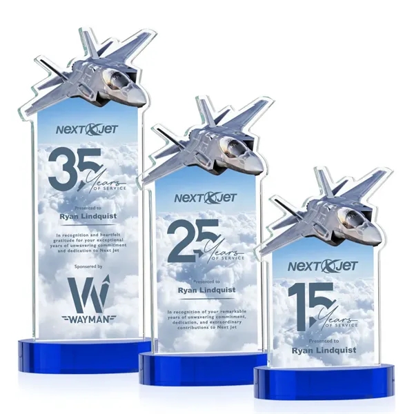 Top Gun VividPrint™ Award on Alberton Base - Blue... from ASI 84592 St Regis Group / St Regis