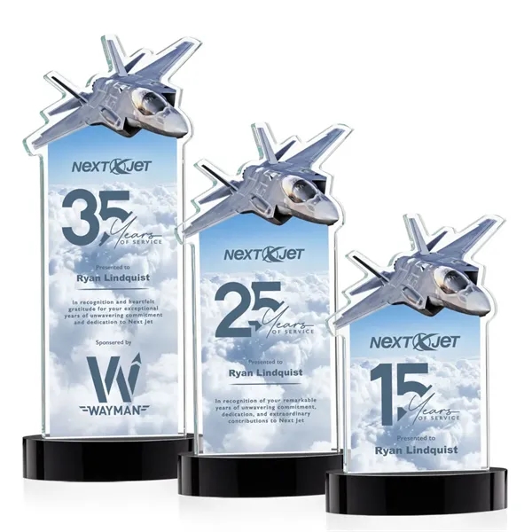 Top Gun VividPrint™ Award on Alberton Base - Black... from ASI 84592 St Regis Group / St Regis