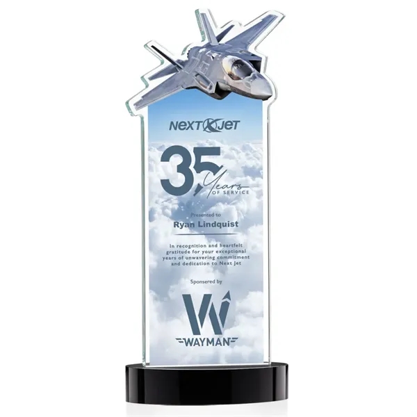 Top Gun VividPrint™ Award on Alberton Base - Black... from ASI 84592 St Regis Group / St Regis