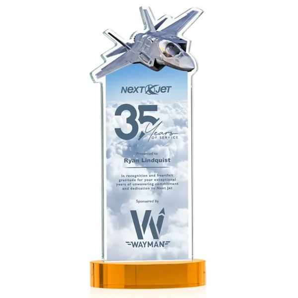 Top Gun VividPrint™ Award on Alberton Base - Amber... from ASI 84592 St Regis Group / St Regis