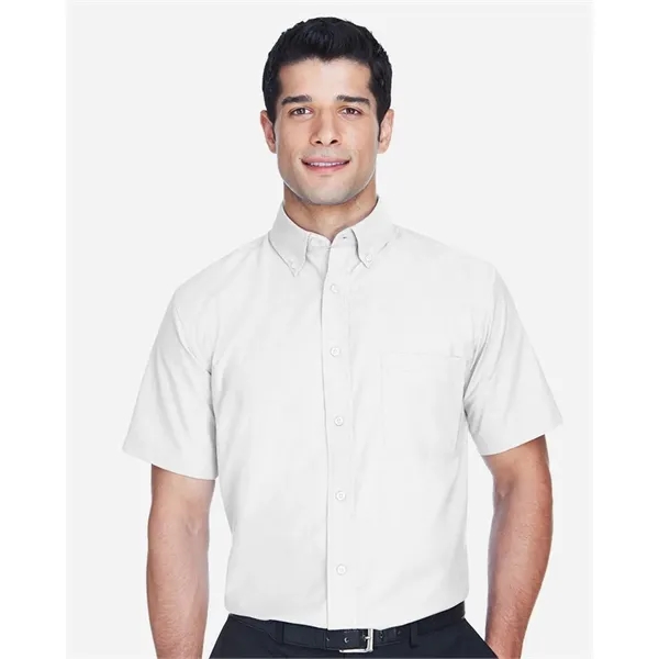 Harriton Oxford Short Sleeve with Stain-Release... from ASI 84358 S&S Activewear