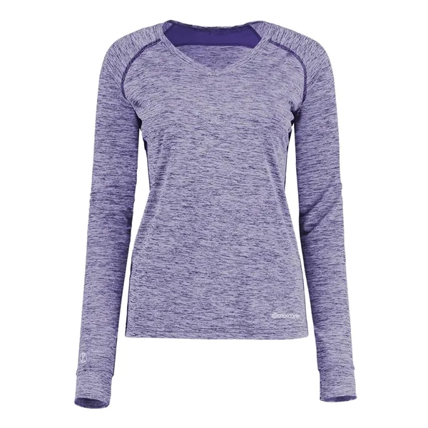 Holloway Women's Electrify CoolCore® Long Sleeve V-Neck T...... from ASI 84358 S&S Activewear