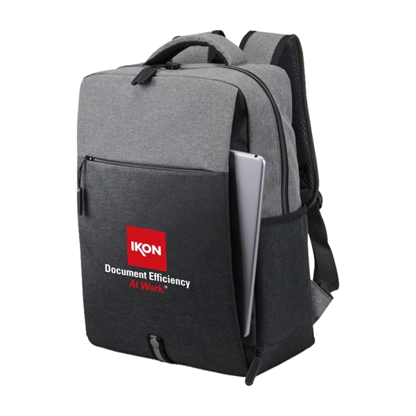 Heathered Two-Tone Computer Backpack... from ASI 31517 Admart Products / Admart Line