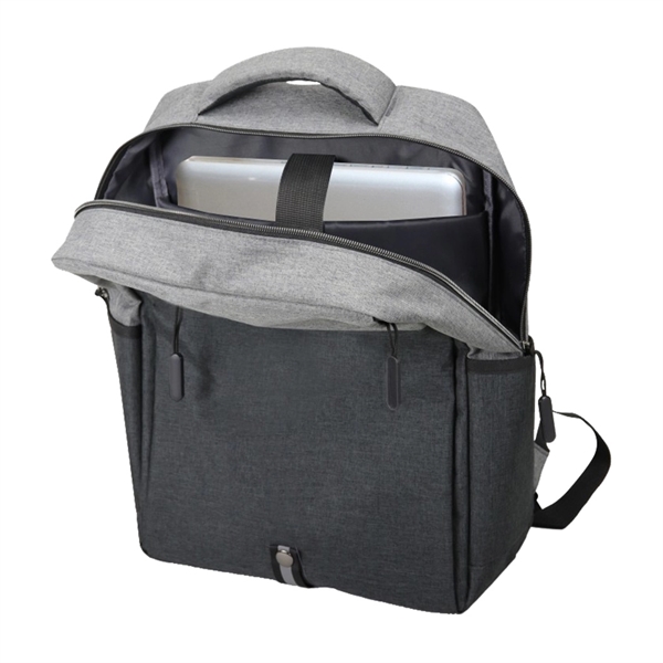 Heathered Two-Tone Computer Backpack... from ASI 31517 Admart Products / Admart Line