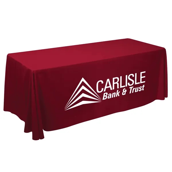6' table throw made of 100% woven polyester pongee fabric with... from ASI 87188 Showdown Displays