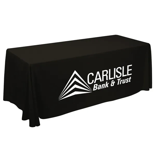 6' table throw made of 100% woven polyester pongee fabric with... from ASI 87188 Showdown Displays