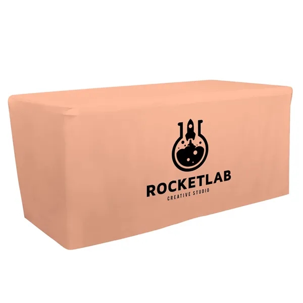 6' fitted table throw made of polyester poplin with 4 sided... from ASI 87188 Showdown Displays