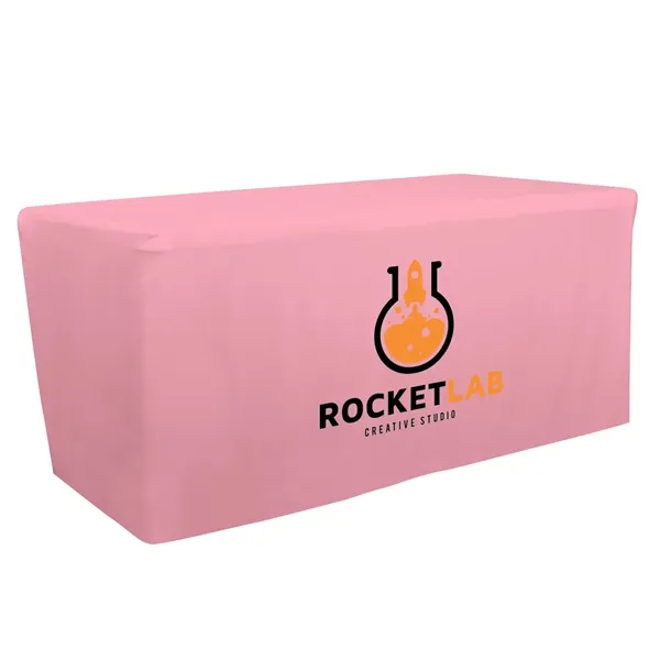 6' fitted table throw made of polyester poplin with 4 sided... from ASI 87188 Showdown Displays