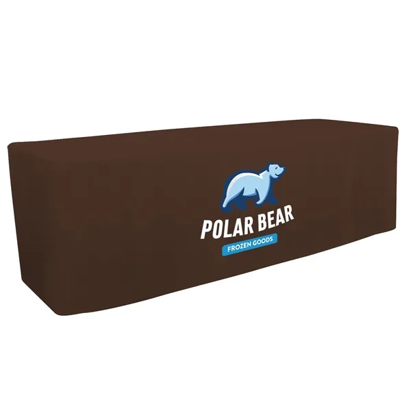 8' fitted table throw made of polyester poplin with 4 sided... from ASI 87188 Showdown Displays