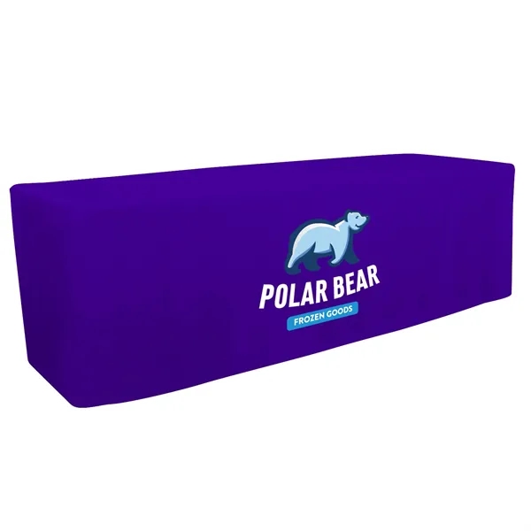 8' fitted table throw made of polyester poplin with 4 sided... from ASI 87188 Showdown Displays