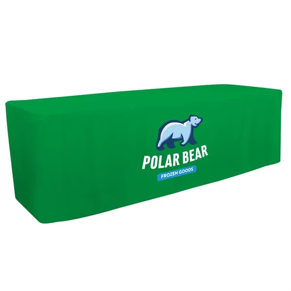 8' fitted table throw made of polyester poplin with 4 sided... from ASI 87188 Showdown Displays