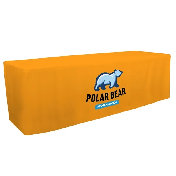 8' fitted table throw made of polyester poplin with 4 sided... from ASI 87188 Showdown Displays