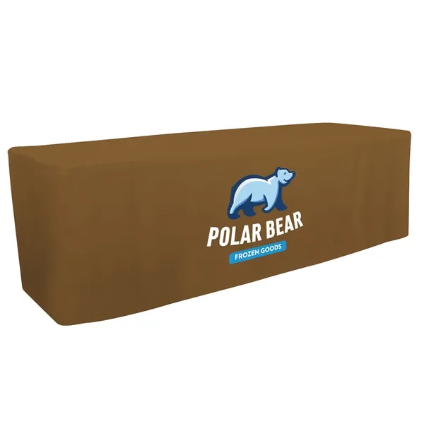 8' fitted table throw made of polyester poplin with 4 sided... from ASI 87188 Showdown Displays