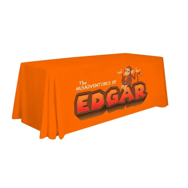 6' polyester table throws with 4 sides, draped corners and a... from ASI 87188 Showdown Displays
