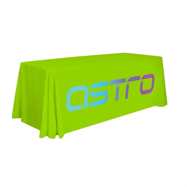 6' polyester table throws with 4 sides, draped corners and a... from ASI 87188 Showdown Displays