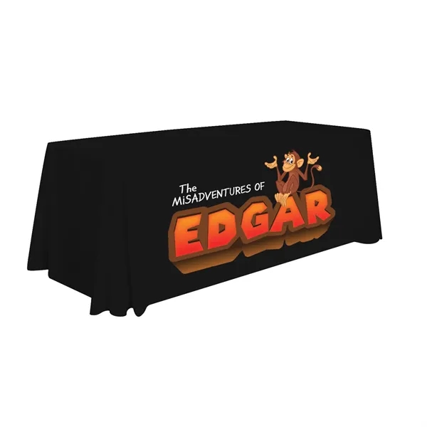 6' polyester table throws with 4 sides, draped corners and a... from ASI 87188 Showdown Displays