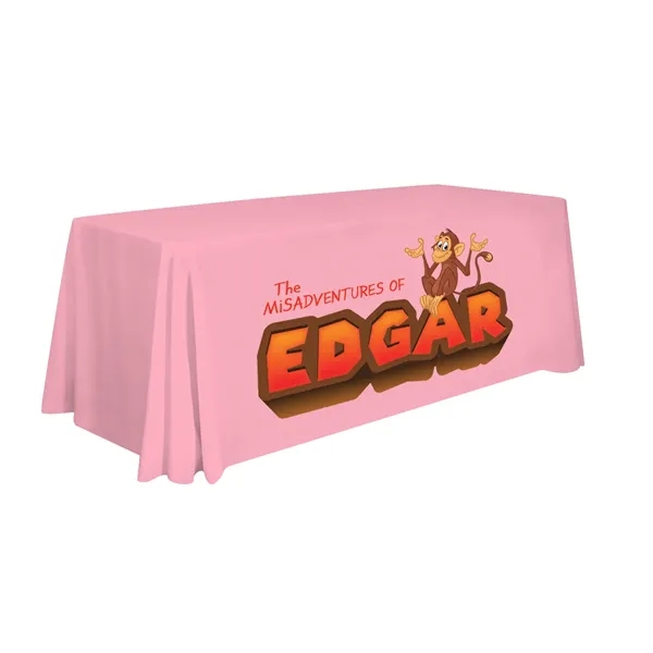 6' polyester table throws with 4 sides, draped corners and a... from ASI 87188 Showdown Displays