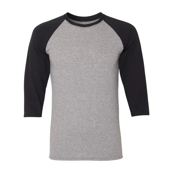 Polyester / cotton / rayon raglan T-shirt with advanced moisture-management properties.... from ASI 84358 S&S Activewear