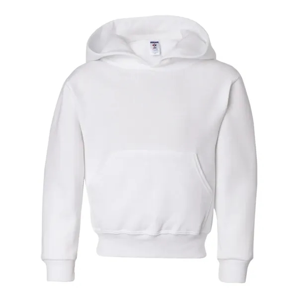 Youth 8.0 oz. 50% cotton/50% polyester hooded sweatshirt. Blank product.... from ASI 84358 S&S Activewear
