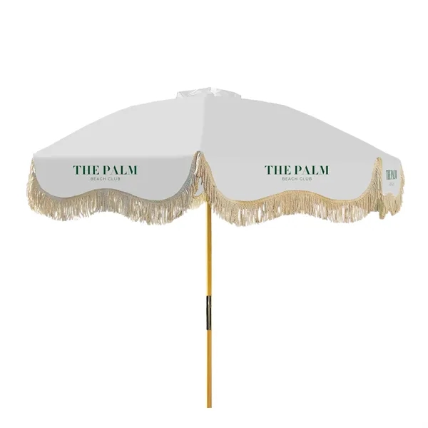 Bring charm to any outdoor event with this fringed market umbrella.... from ASI 87188 Showdown Displays