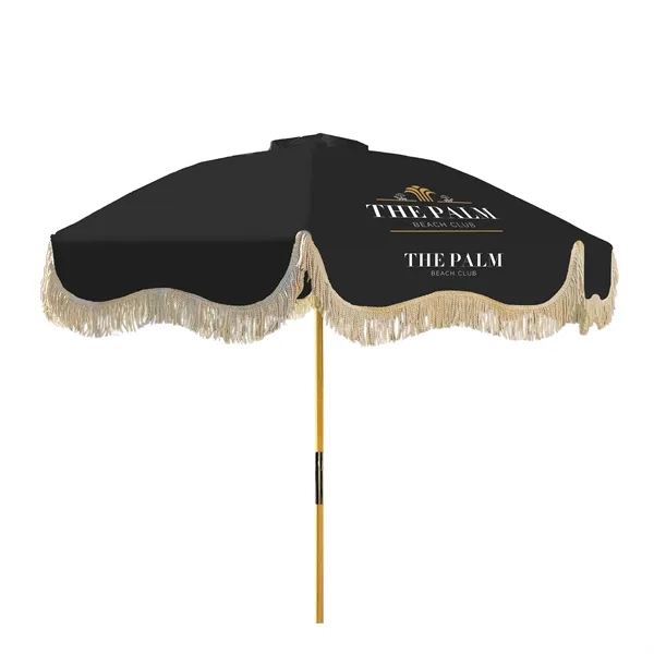 Bring charm to any outdoor event with this fringed market umbrella.... from ASI 87188 Showdown Displays