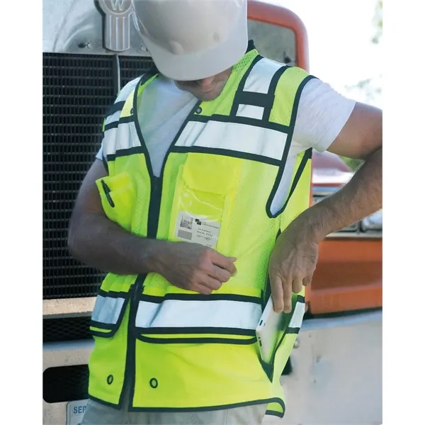High Performance Surveyors Zipper Vest... from ASI 84358 S&S Activewear