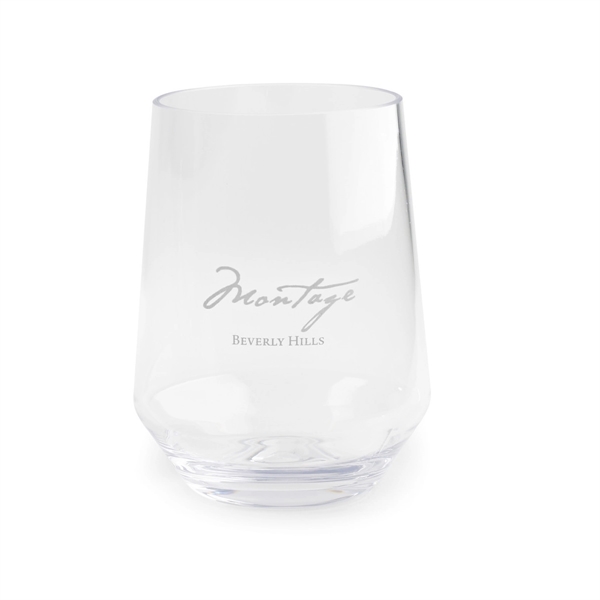 Plastic Stemless Wine Glass made from BPA-free Eastman Tritan™ copolyester... from ASI 56070 Gemline / Gemline®