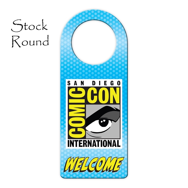 Full-color door hanger-knocker display with gloss laminated finish in 20-24 square... from ASI 90807 Tekweld