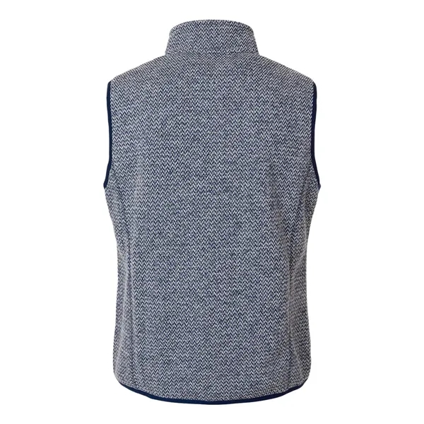 North End Women's Jasper Jacquard Fleece Vest... from ASI 84358 S&S Activewear