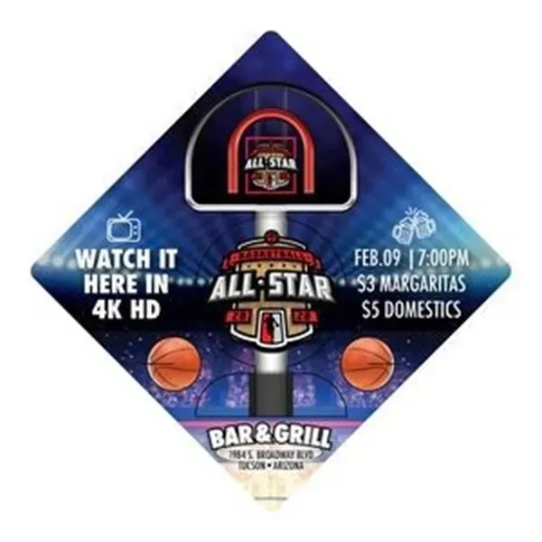 Pop-Ups! Basketball Mini Table Game + Coaster. A fun, interactive &... from ASI 43530 California Tattoos