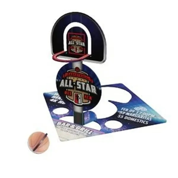 Pop-Ups! Basketball Mini Table Game + Coaster. A fun, interactive &... from ASI 43530 California Tattoos