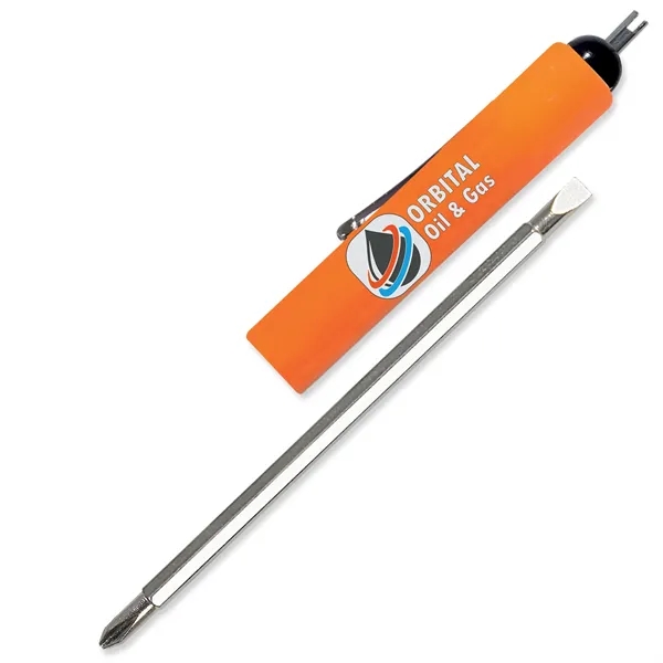 6.68"W x .68" Diameter standard screwdriver with valve stem top that... from ASI 54040 Fey Promo / Mi Line by Fey