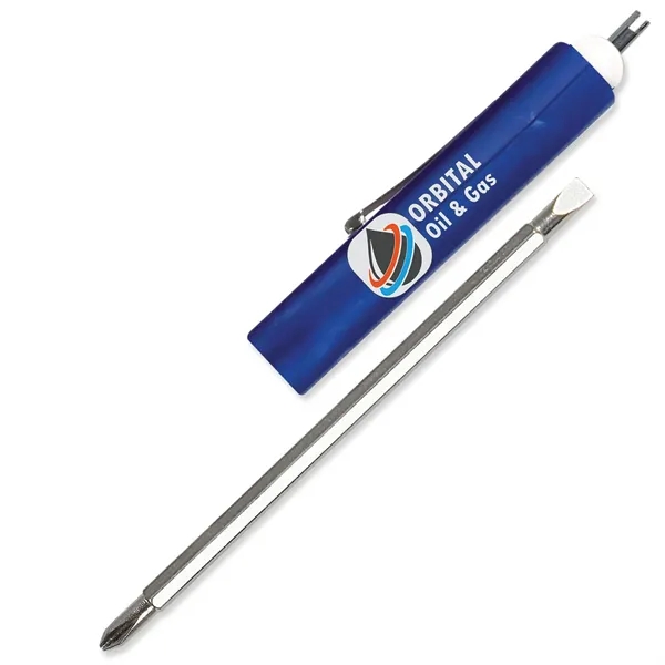 6.68"W x .68" Diameter standard screwdriver with valve stem top that... from ASI 54040 Fey Promo / Mi Line by Fey