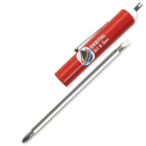 6.68"W x .68" Diameter standard screwdriver with valve stem top that... from ASI 54040 Fey Promo / Mi Line by Fey