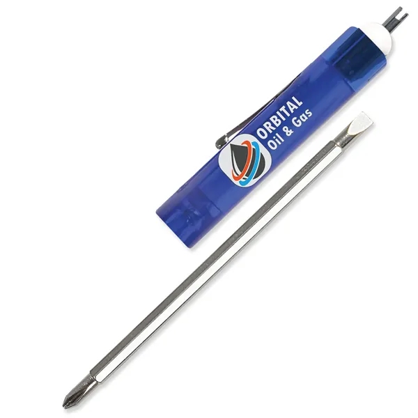 6.68"W x .68" Diameter standard screwdriver with valve stem top that... from ASI 54040 Fey Promo / Mi Line by Fey