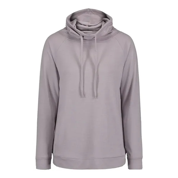 Women's Heat Last Faux Cashmere Funnelneck Sweatshirt... from ASI 84358 S&S Activewear
