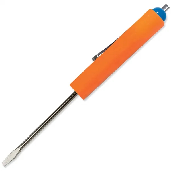 Pocket screwdriver with 1/8" flat tip blade and magnet top.... from ASI 54040 Fey Promo / Mi Line by Fey