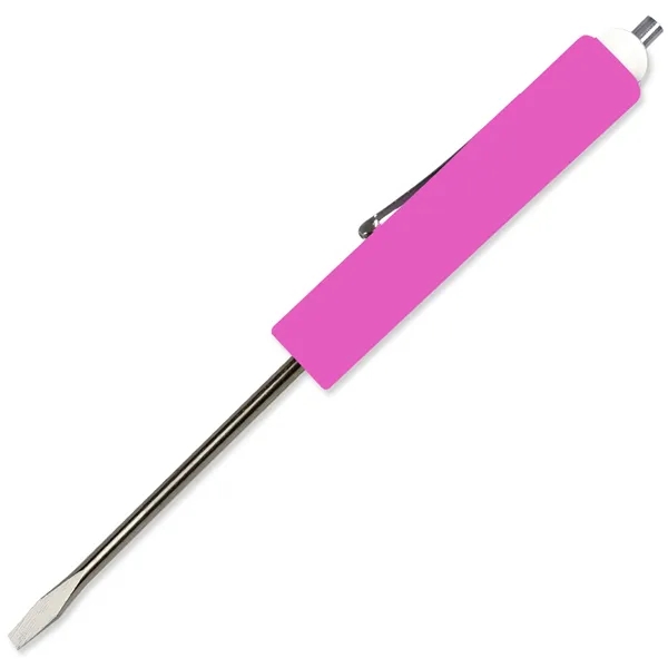 Pocket screwdriver with 1/8" flat tip blade and magnet top.... from ASI 54040 Fey Promo / Mi Line by Fey
